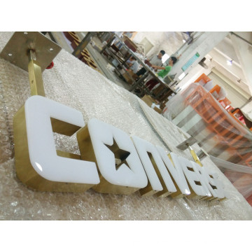 Retail Chain Shop Business Exterior Interior Illuminated LED Channel Letters Sign